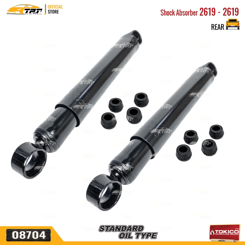 2619 - 2619 Dầu Phuộc Nhún - Giảm Xóc SAU Isuzu HILANDER VN 2.5 03-09 TOKICO - Japan