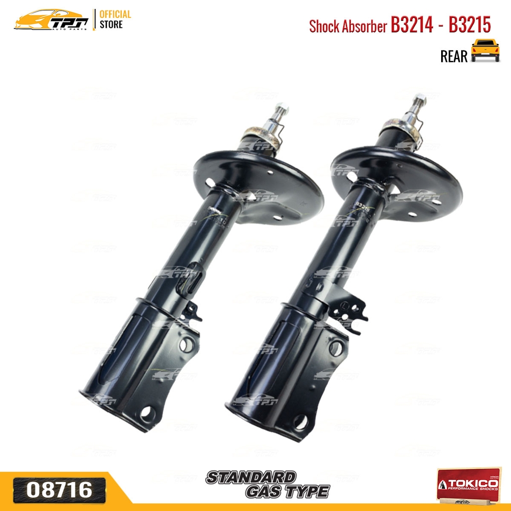B3214 - B3215 Hơi Phuộc Nhún - Giảm Xóc SAU Toyota CAMRY 2.4 3.0 03-06 TOKICO - Japan