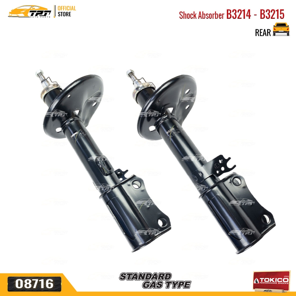 B3214 - B3215 Hơi Phuộc Nhún - Giảm Xóc SAU Toyota CAMRY 2.4 3.0 03-06 TOKICO - Japan