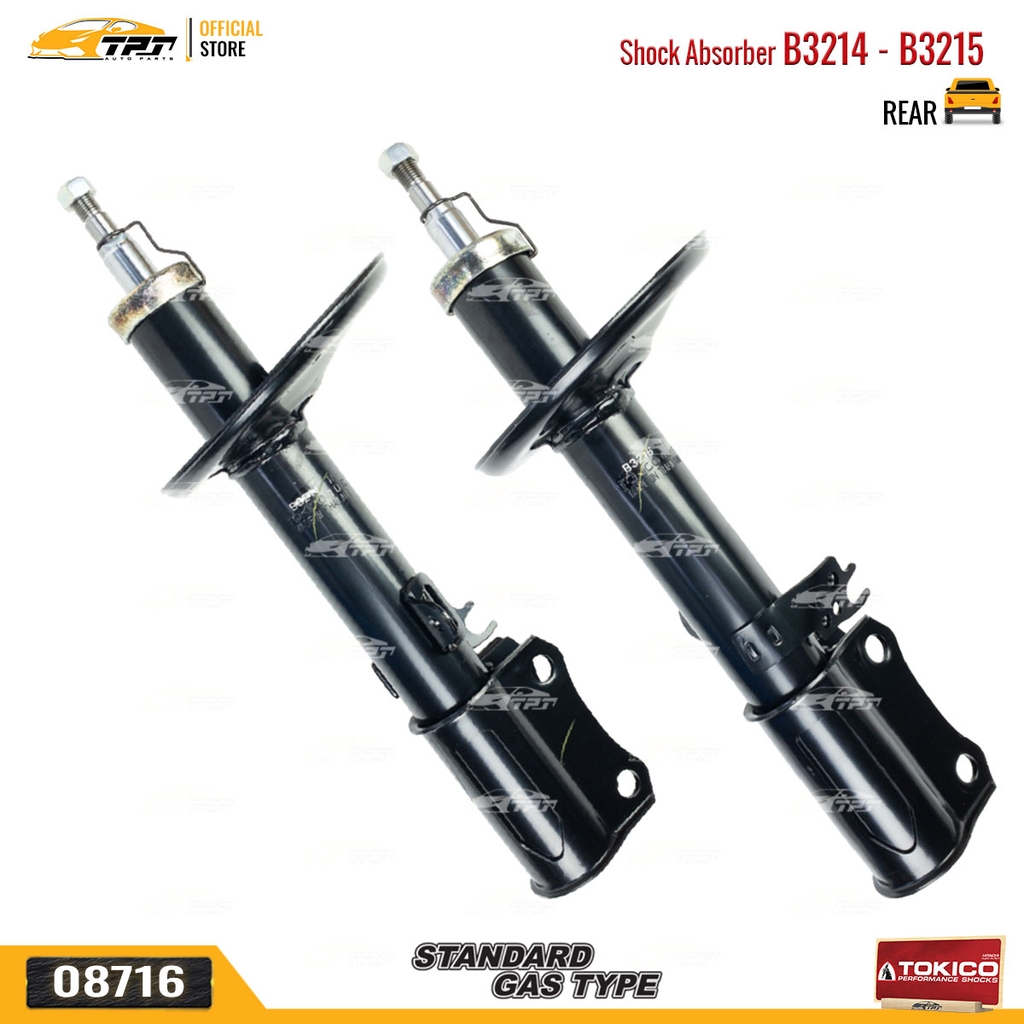 B3214 - B3215 Hơi Phuộc Nhún - Giảm Xóc SAU Toyota CAMRY 2.4 3.0 03-06 TOKICO - Japan
