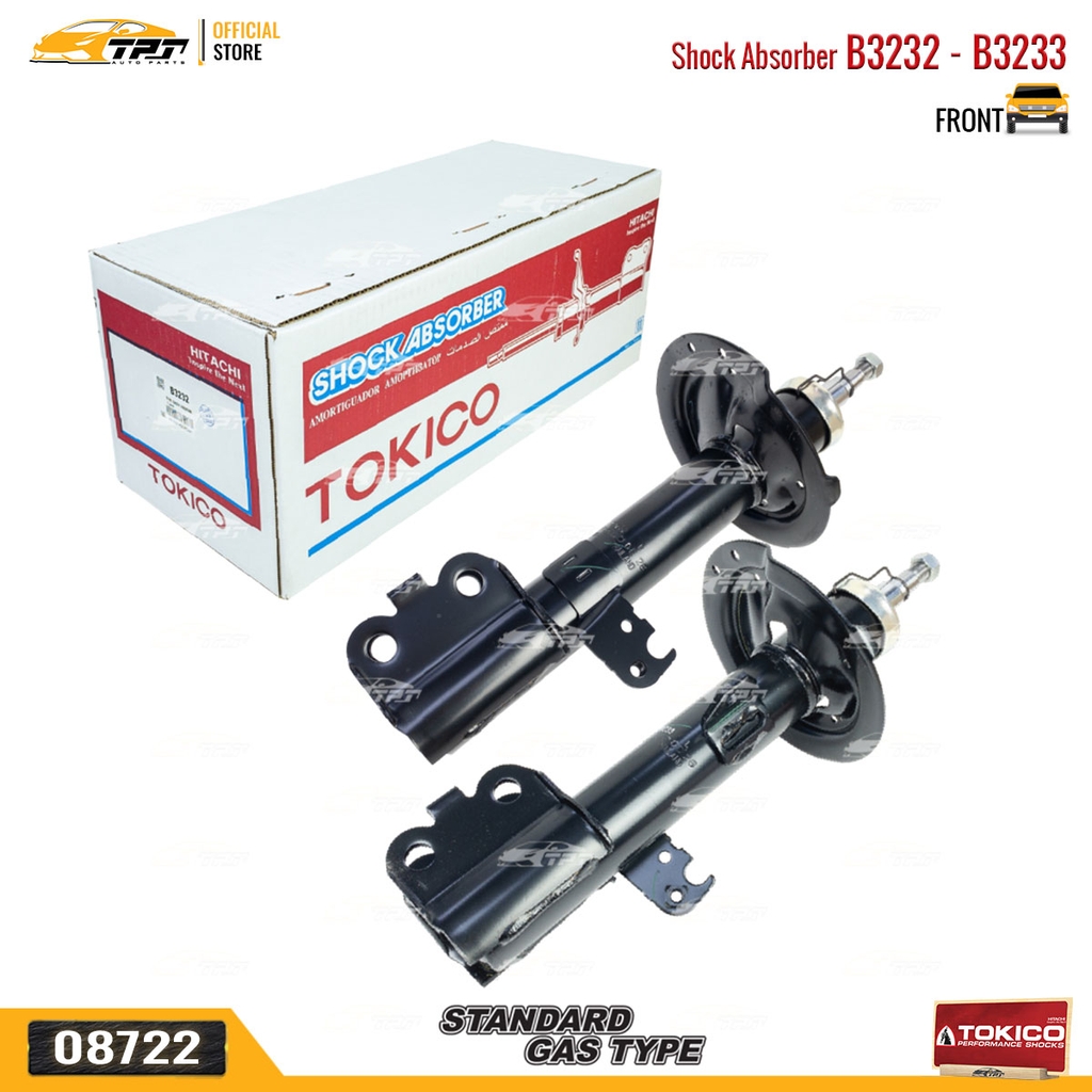 B3232 - B3233 Hơi Phuộc Nhún - Giảm Xóc TRƯỚC Toyota COROLLA ALTIS 1.3 1.8 01-07 TOKICO - Japan