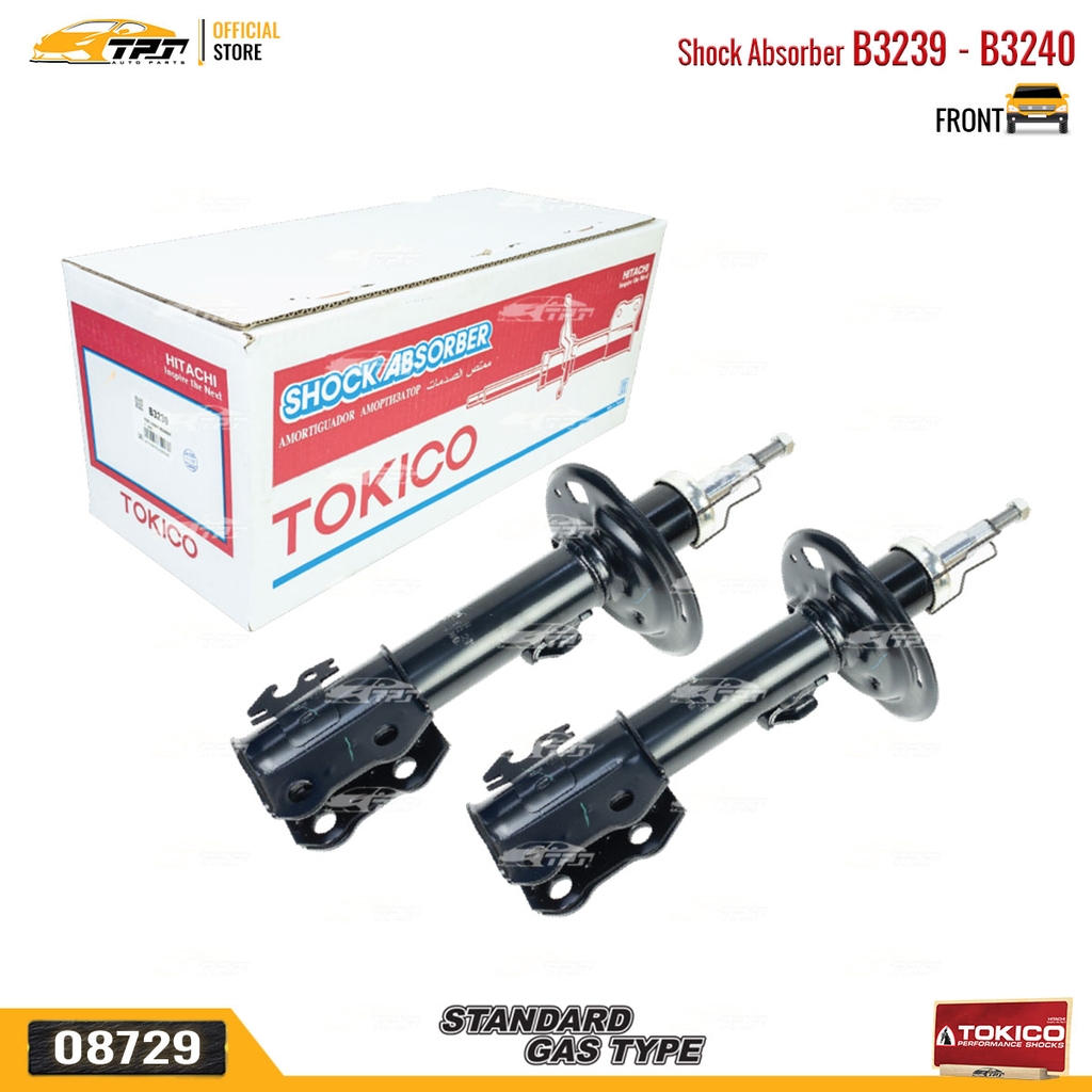 B3239 - B3240 Hơi Phuộc Nhún - Giảm Xóc TRƯỚC Toyota YARIS 1.0 1.3 1.5 05-13 TOKICO - Japan