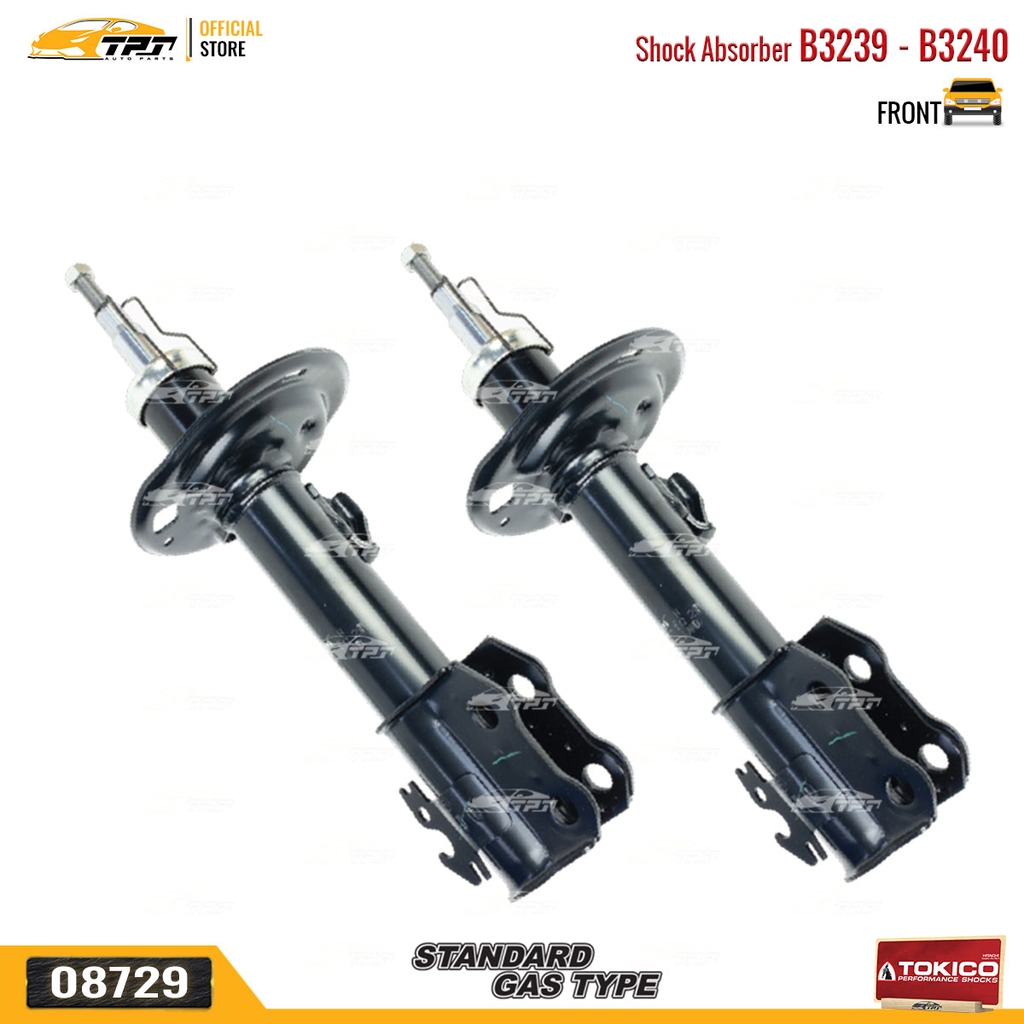 B3239 - B3240 Hơi Phuộc Nhún - Giảm Xóc TRƯỚC Toyota YARIS 1.0 1.3 1.5 05-13 TOKICO - Japan