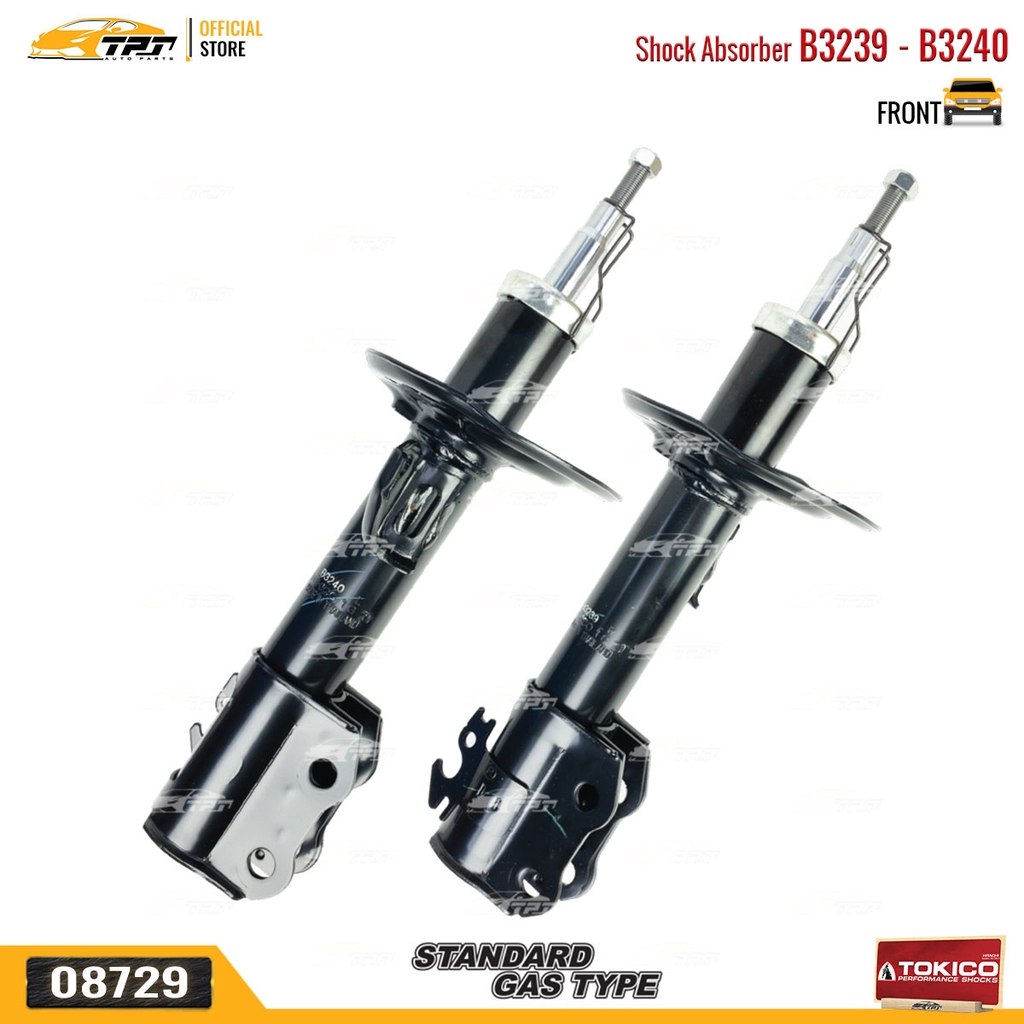 B3239 - B3240 Hơi Phuộc Nhún - Giảm Xóc TRƯỚC Toyota YARIS 1.0 1.3 1.5 05-13 TOKICO - Japan