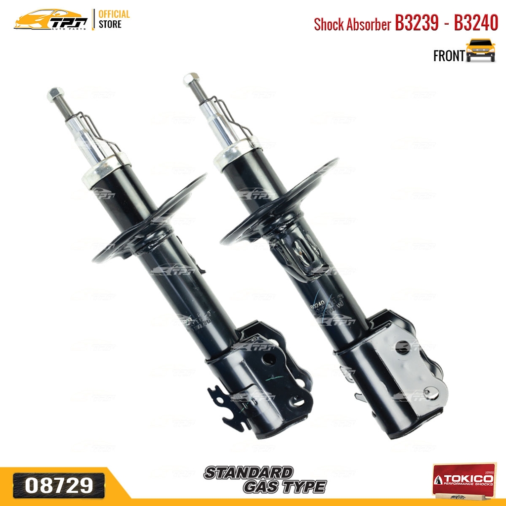 B3239 - B3240 Hơi Phuộc Nhún - Giảm Xóc TRƯỚC Toyota YARIS 1.0 1.3 1.5 05-13 TOKICO - Japan