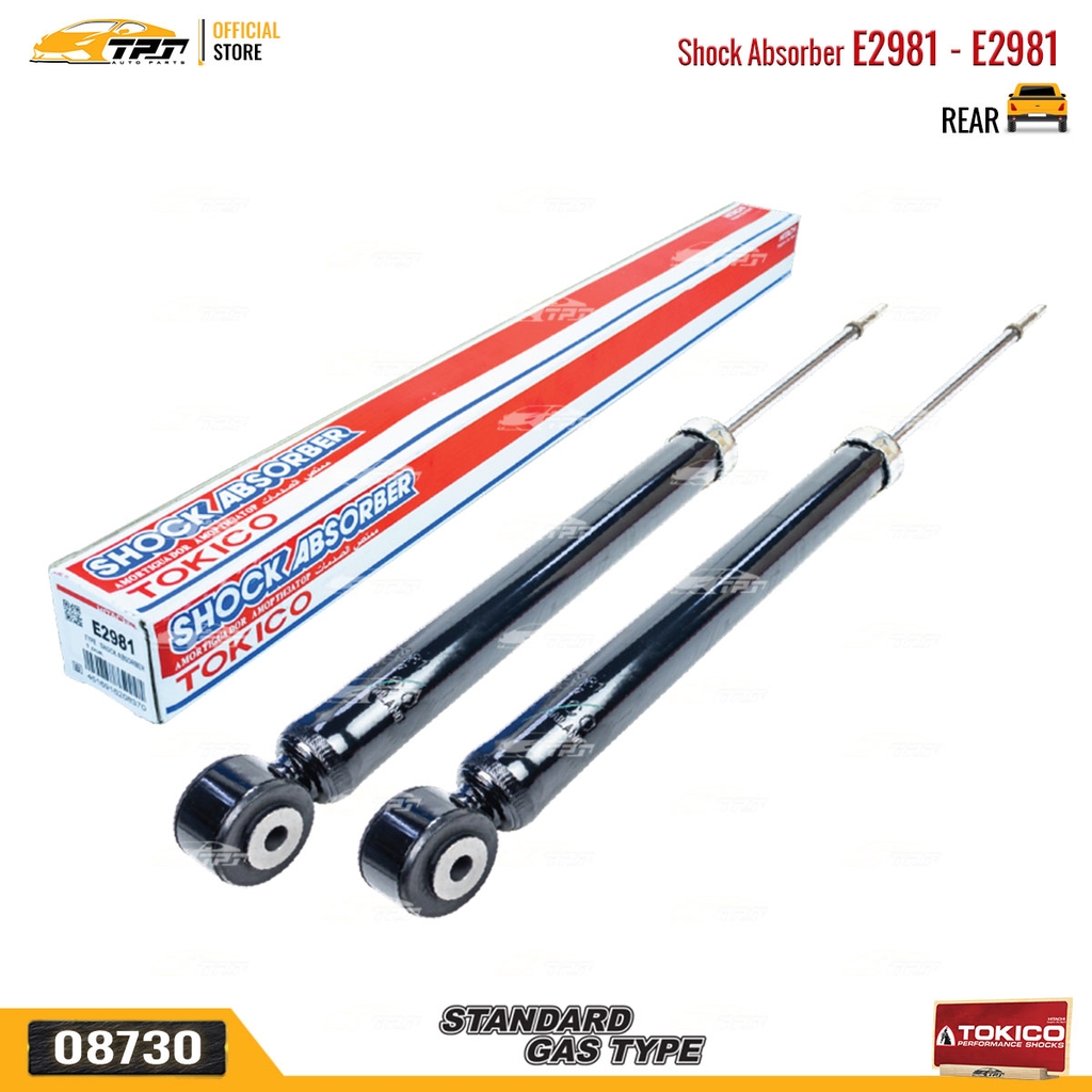 E2981 - E2981 Hơi Phuộc Nhún - Giảm Xóc SAU Toyota YARIS 1.0 1.3 1.5 05-13 TOKICO - Japan