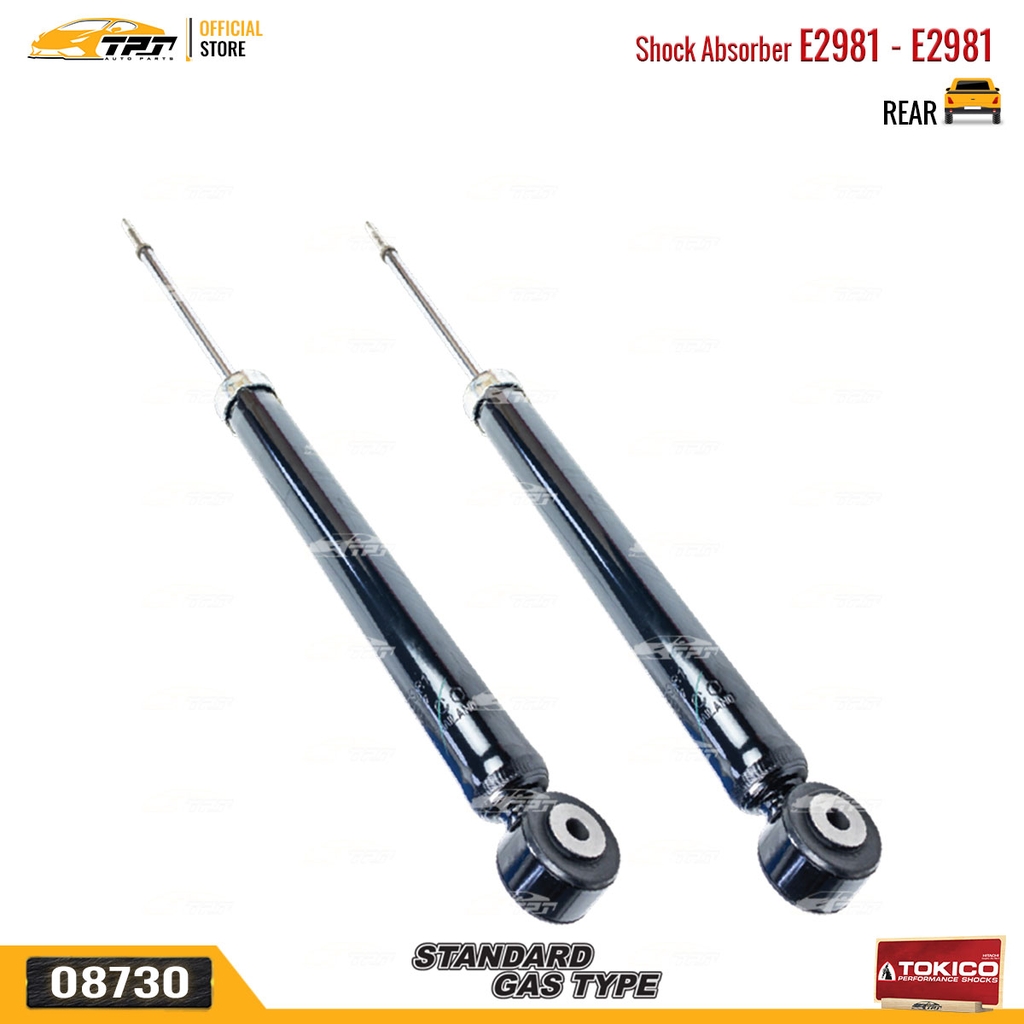E2981 - E2981 Hơi Phuộc Nhún - Giảm Xóc SAU Toyota YARIS 1.0 1.3 1.5 05-13 TOKICO - Japan