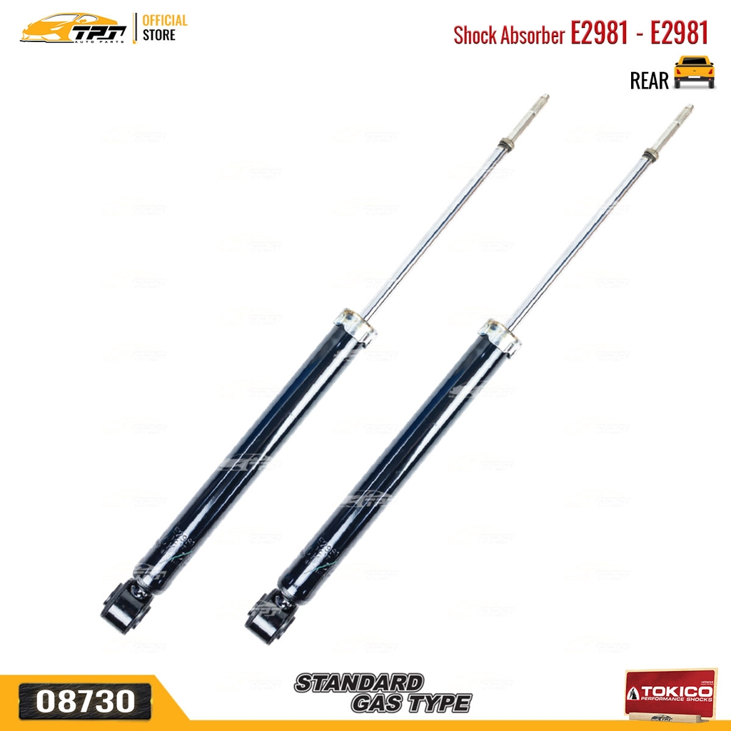 E2981 - E2981 Hơi Phuộc Nhún - Giảm Xóc SAU Toyota YARIS 1.0 1.3 1.5 05-13 TOKICO - Japan