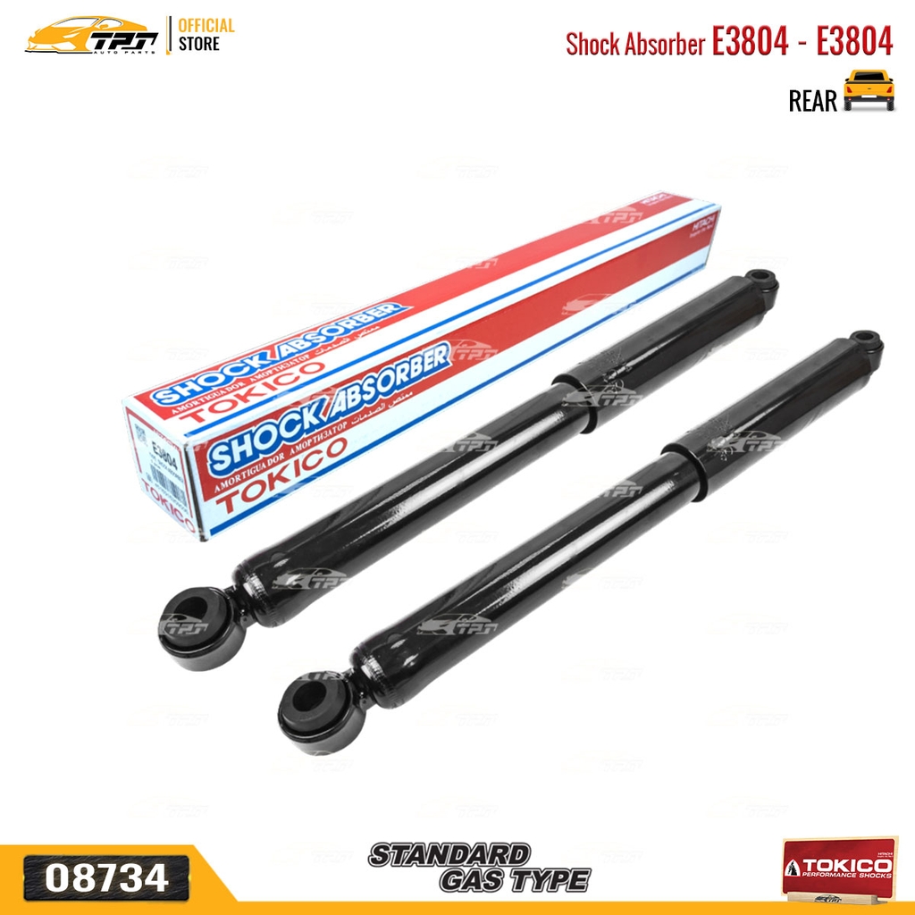 E3804 - E3804 Hơi Phuộc Nhún - Giảm Xóc SAU Toyota HIACE (VUONG) 2.5 2.7 04-11 TOKICO - Japan