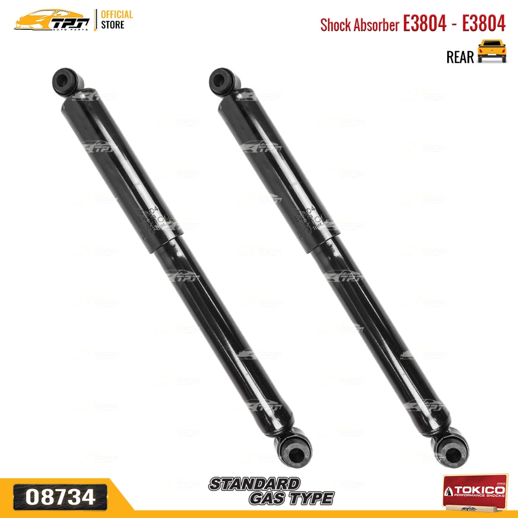 E3804 - E3804 Hơi Phuộc Nhún - Giảm Xóc SAU Toyota HIACE (VUONG) 2.5 2.7 04-11 TOKICO - Japan