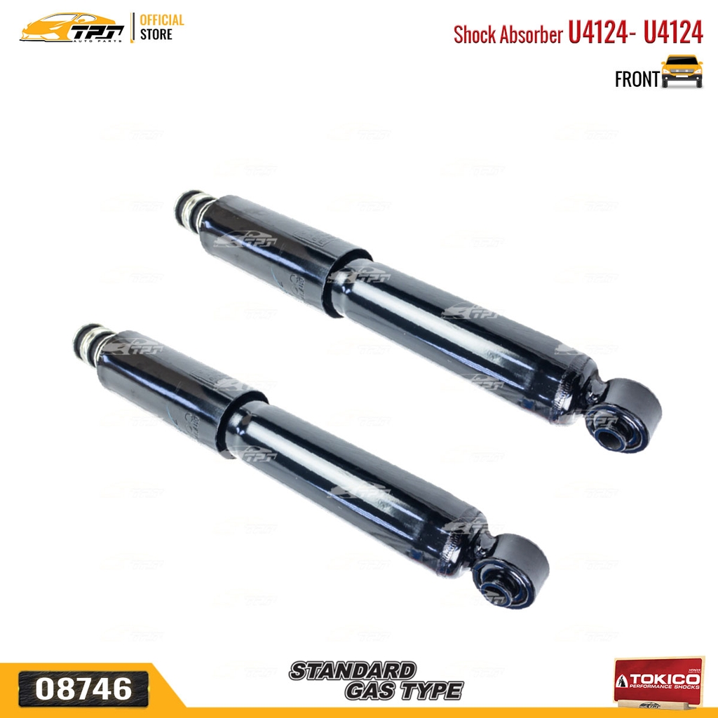 E4124 - E4124 Hơi Phuộc Nhún - Giảm Xóc TRƯỚC Ford EVEREST 2.5 2.6 07-15 RANGER 2.5 07-11 BT50 3.0 07-11 TOKICO - Japan