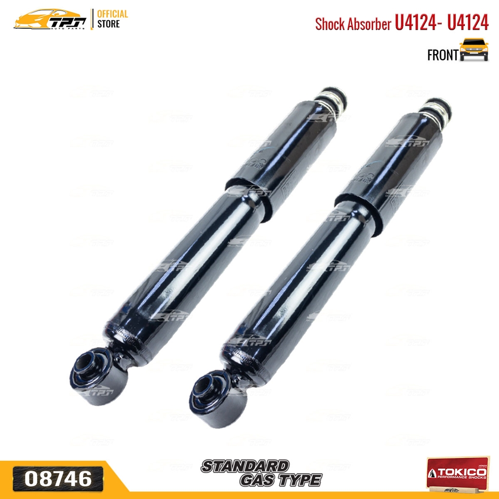 E4124 - E4124 Hơi Phuộc Nhún - Giảm Xóc TRƯỚC Ford EVEREST 2.5 2.6 07-15 RANGER 2.5 07-11 BT50 3.0 07-11 TOKICO - Japan