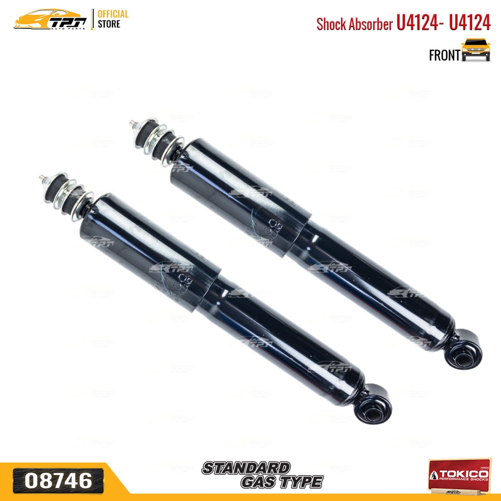 E4124 - E4124 Hơi Phuộc Nhún - Giảm Xóc TRƯỚC Ford EVEREST 2.5 2.6 07-15 RANGER 2.5 07-11 BT50 3.0 07-11 TOKICO - Japan