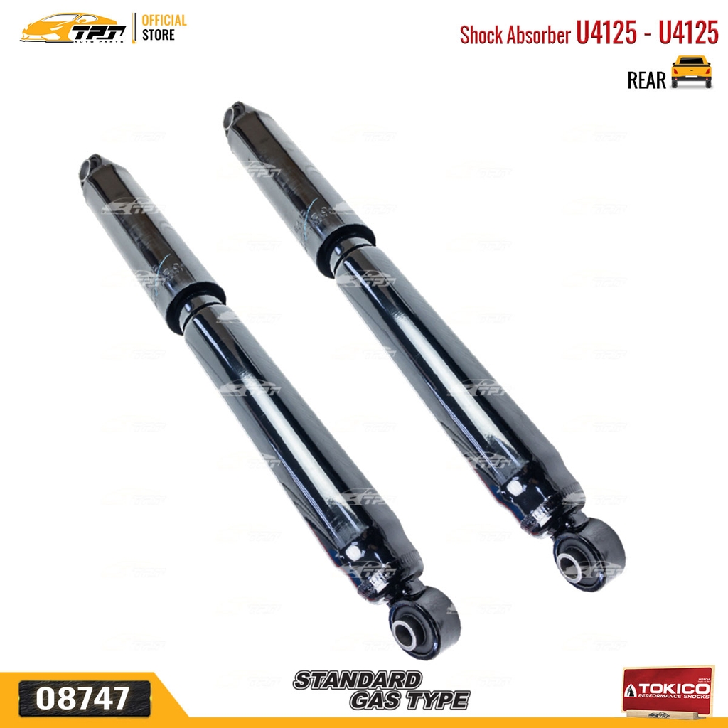 E4125 - E4125 Hơi Phuộc Nhún - Giảm Xóc SAU Ford EVEREST 2.5 2.6 07-15 RANGER 2.5 07-11 BT50 3.0 07-11 TOKICO - Japan