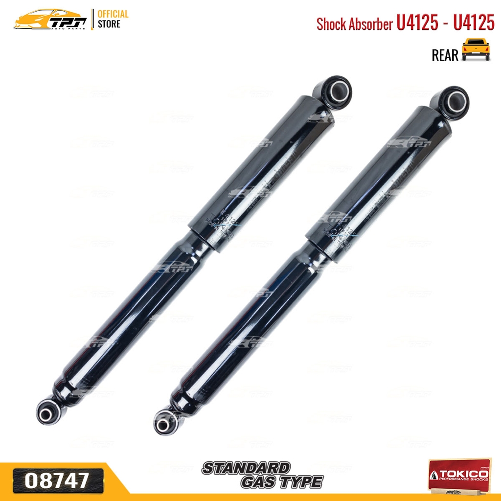 E4125 - E4125 Hơi Phuộc Nhún - Giảm Xóc SAU Ford EVEREST 2.5 2.6 07-15 RANGER 2.5 07-11 BT50 3.0 07-11 TOKICO - Japan