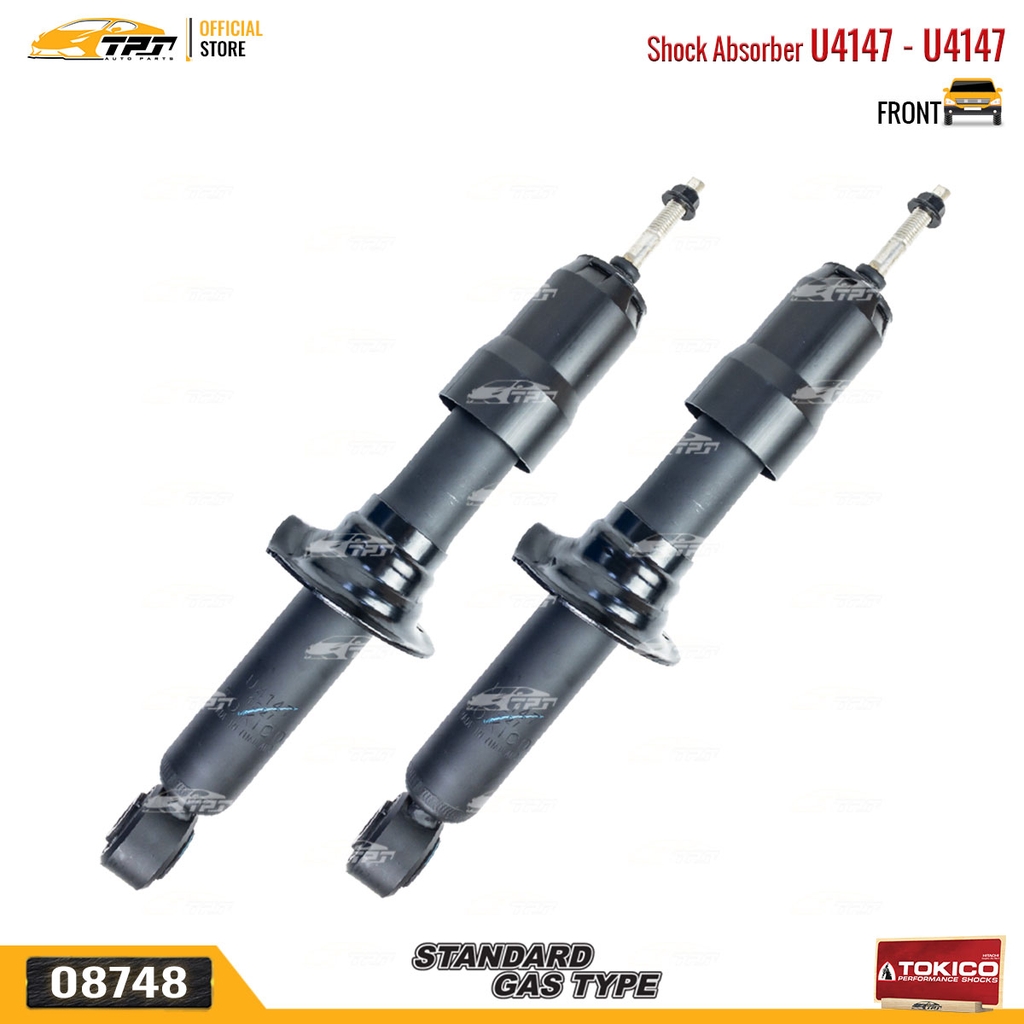 U4147 - U4147 Hơi Phuộc Nhún - Giảm Xóc TRƯỚC Ford RANGER 2.2 2.5 Mazda BT50 12- TOKICO - Japan