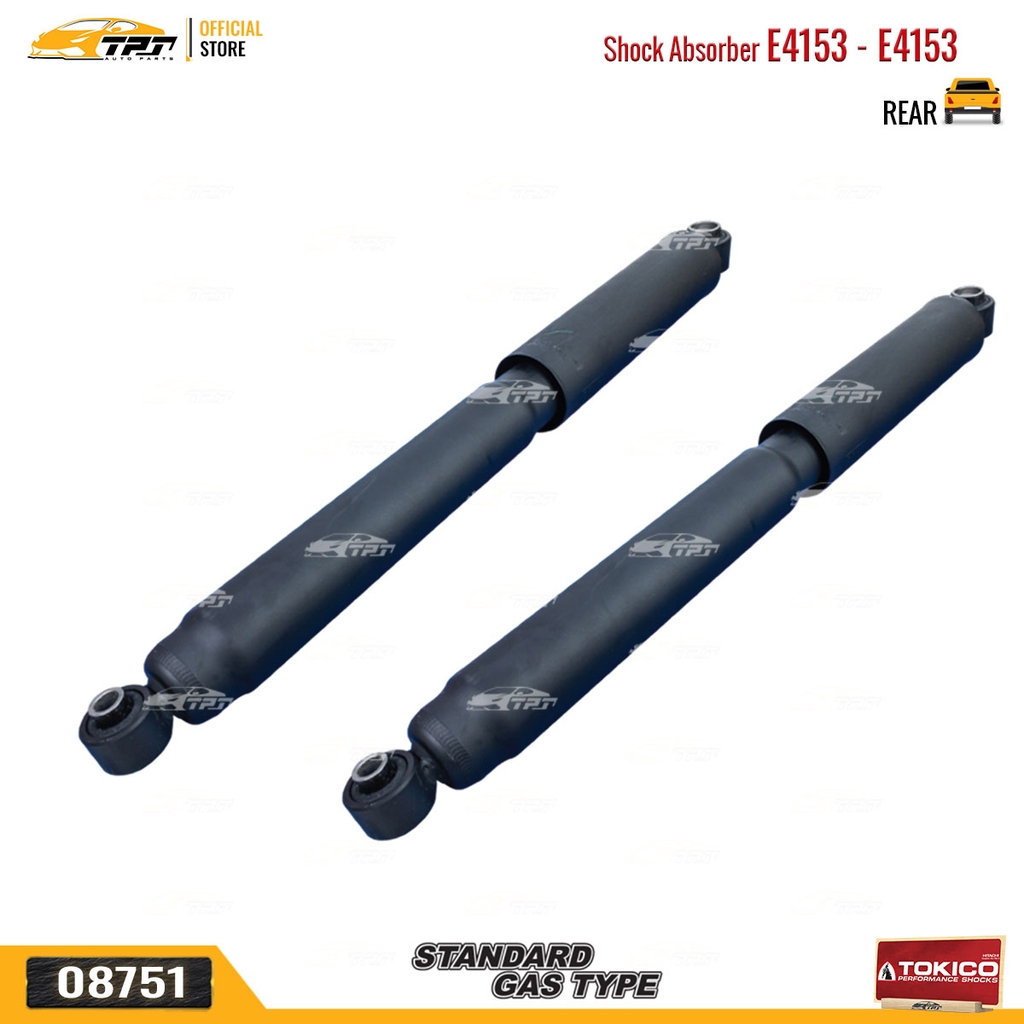 E4153 - E4153 Hơi Phuộc Nhún - Giảm Xóc SAU Ford EVEREST 2.2 3.2 15-18 RANGER 2.2 3.5 3.2 12- Mazda BT50 2.2 3.2 12- TOKICO - Japan