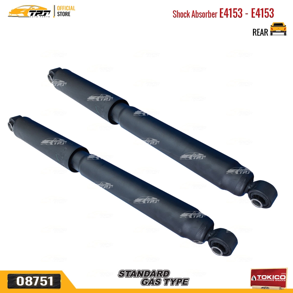 E4153 - E4153 Hơi Phuộc Nhún - Giảm Xóc SAU Ford EVEREST 2.2 3.2 15-18 RANGER 2.2 3.5 3.2 12- Mazda BT50 2.2 3.2 12- TOKICO - Japan