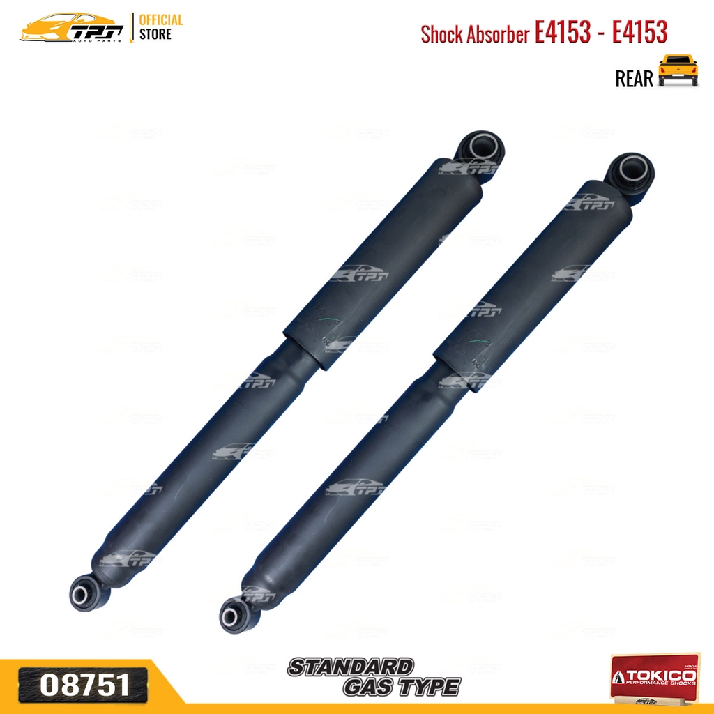 E4153 - E4153 Hơi Phuộc Nhún - Giảm Xóc SAU Ford EVEREST 2.2 3.2 15-18 RANGER 2.2 3.5 3.2 12- Mazda BT50 2.2 3.2 12- TOKICO - Japan