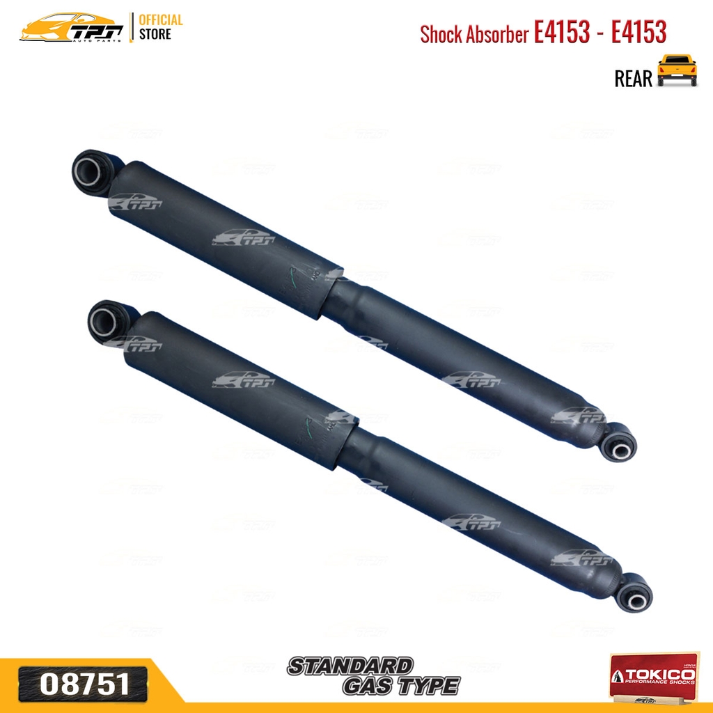 E4153 - E4153 Hơi Phuộc Nhún - Giảm Xóc SAU Ford EVEREST 2.2 3.2 15-18 RANGER 2.2 3.5 3.2 12- Mazda BT50 2.2 3.2 12- TOKICO - Japan