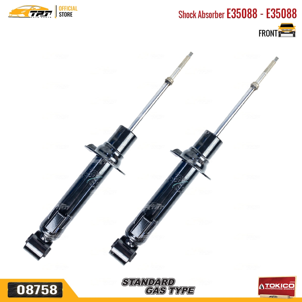 U35088 - U35088 Hơi Phuộc Nhún - Giảm Xóc TRƯỚC Mitsubishibishi PAJERO SPORT 2.4 3.0 17- Mitsubishibishi TRITON 4X4 2.4 2.5 (CO ABS) 15- TOKICO - Japan