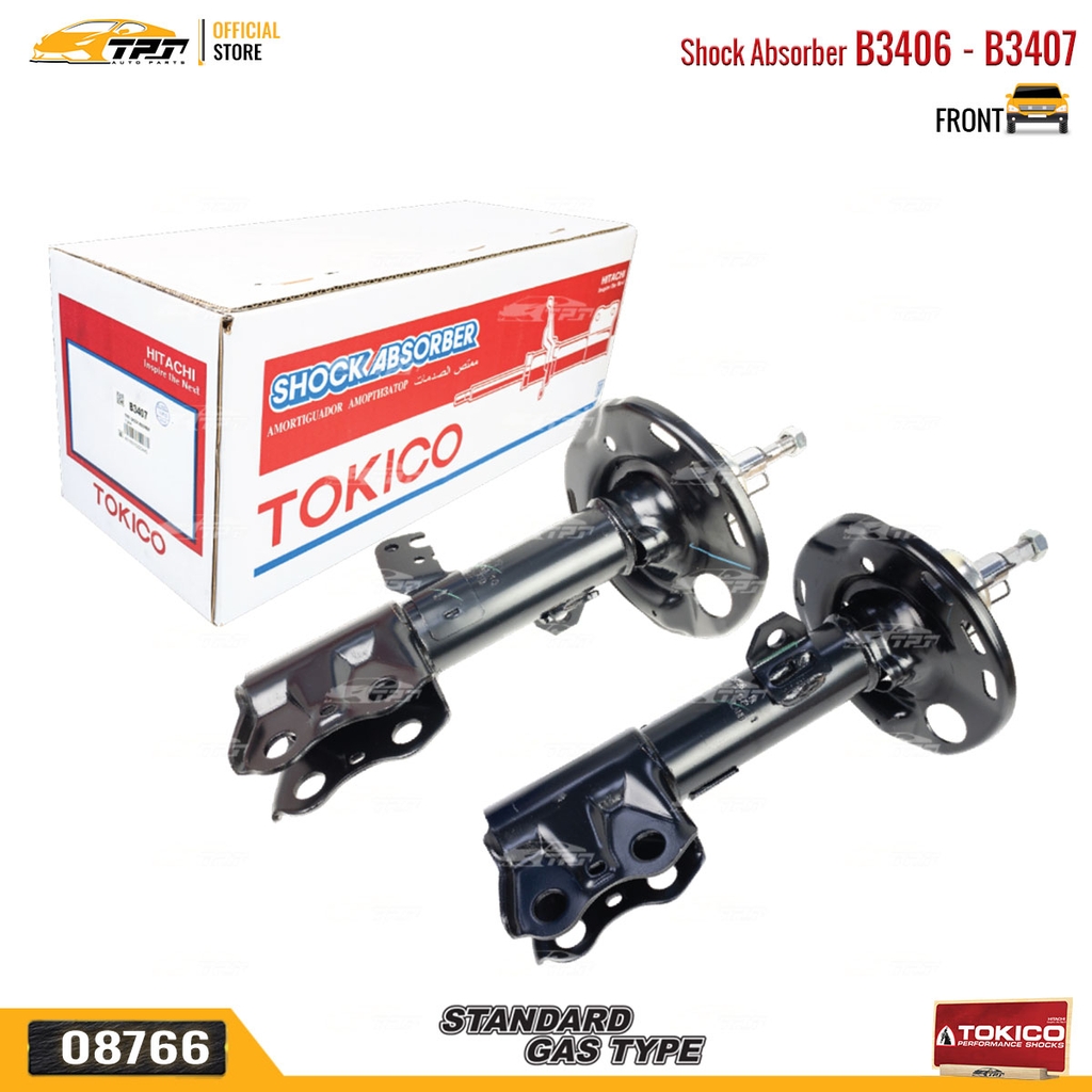 B3406 - B3407 Hơi Phuộc Nhún - Giảm Xóc TRƯỚC Toyota COROLLA ALTIS 14-17 TOKICO - Japan