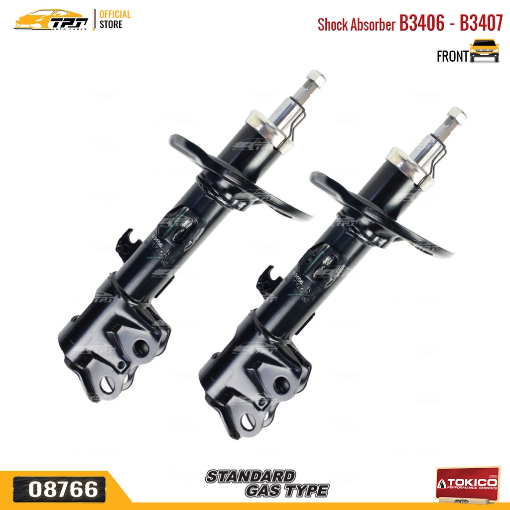 B3406 - B3407 Hơi Phuộc Nhún - Giảm Xóc TRƯỚC Toyota COROLLA ALTIS 14-17 TOKICO - Japan