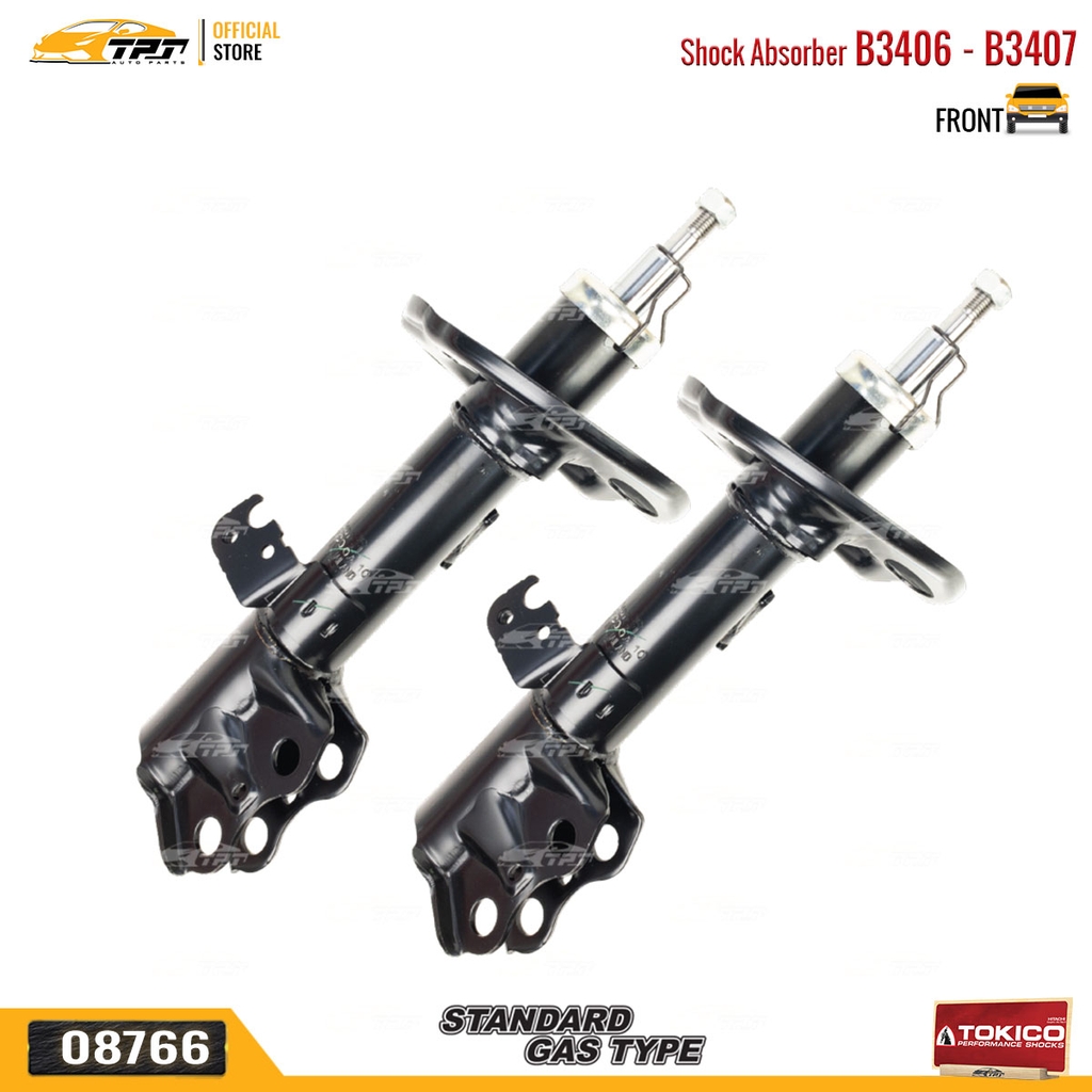 B3406 - B3407 Hơi Phuộc Nhún - Giảm Xóc TRƯỚC Toyota COROLLA ALTIS 14-17 TOKICO - Japan