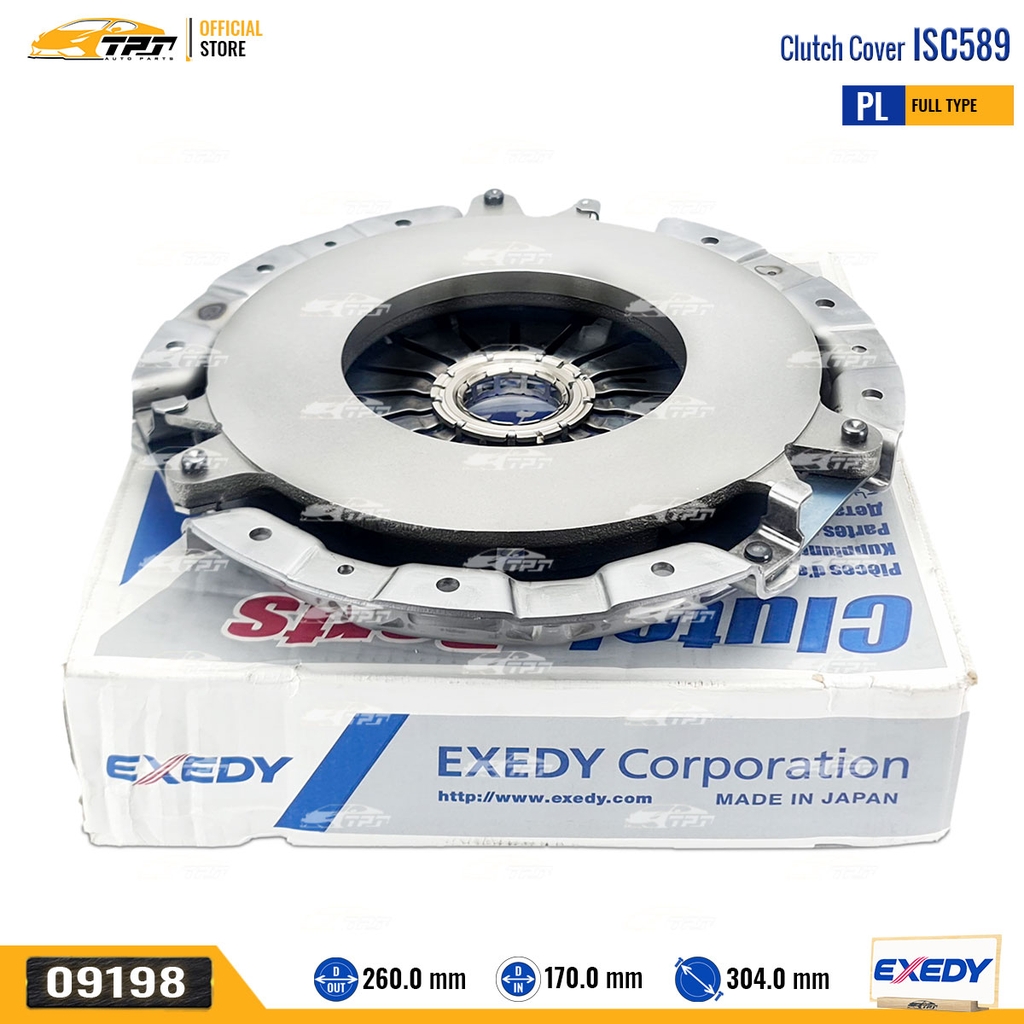 ISC589 Mâm Ép - Bàn Ép Ly hợp Isuzu TROOPER 6VD1 (8943748978) 260.0 mm Hàng Exedy - Japan