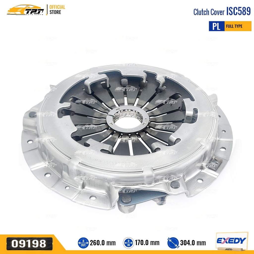 ISC589 Mâm Ép - Bàn Ép Ly hợp Isuzu TROOPER 6VD1 (8943748978) 260.0 mm Hàng Exedy - Japan