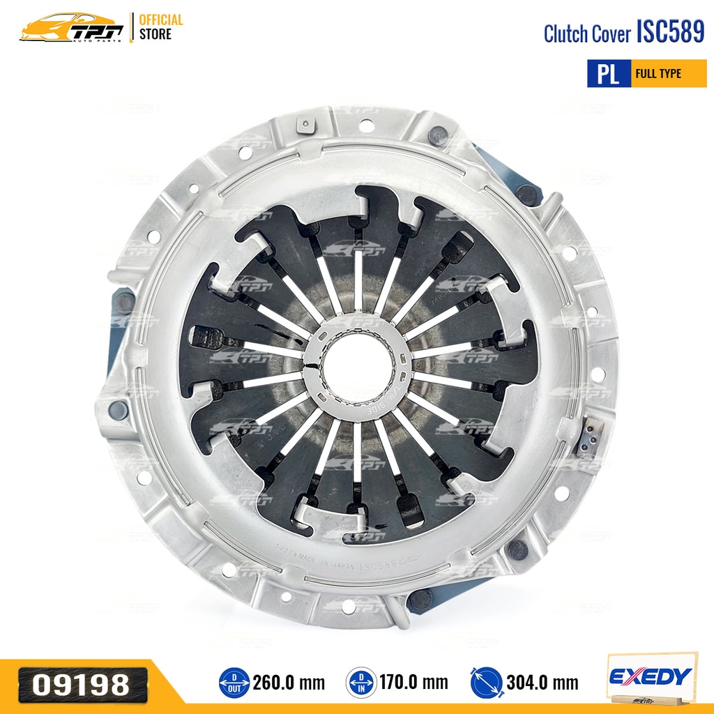 ISC589 Mâm Ép - Bàn Ép Ly hợp Isuzu TROOPER 6VD1 (8943748978) 260.0 mm Hàng Exedy - Japan