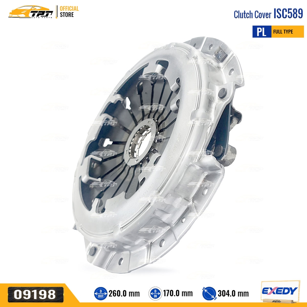 ISC589 Mâm Ép - Bàn Ép Ly hợp Isuzu TROOPER 6VD1 (8943748978) 260.0 mm Hàng Exedy - Japan