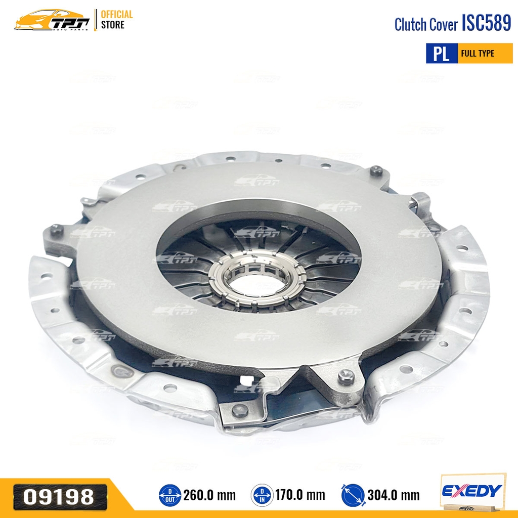 ISC589 Mâm Ép - Bàn Ép Ly hợp Isuzu TROOPER 6VD1 (8943748978) 260.0 mm Hàng Exedy - Japan