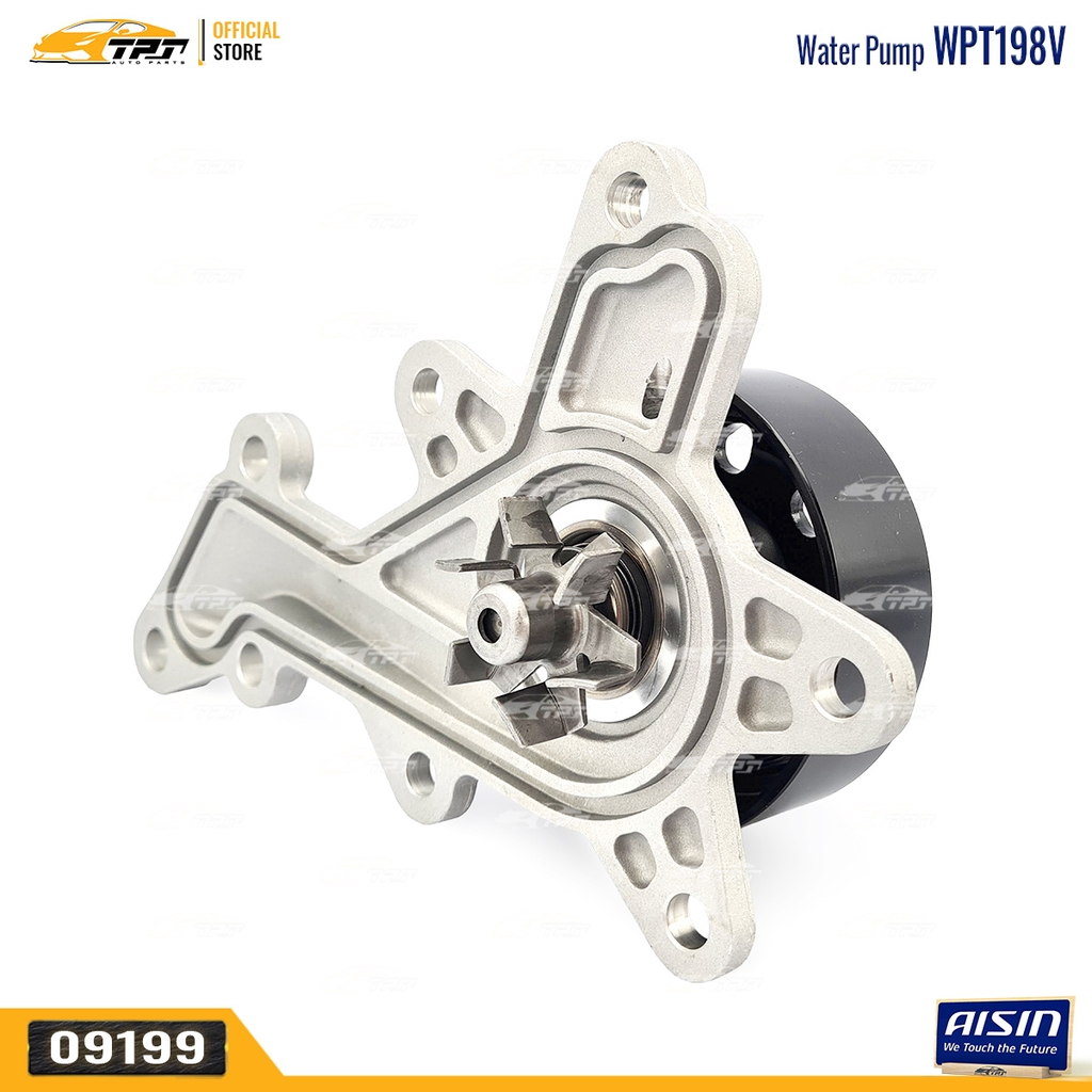WPT198V Bơm Nước Toyota VIOS VN 1.3-1.5 16- WIGO 1.2 17- RUSH 1.5 18- [GWT162A] AISIN - Japan