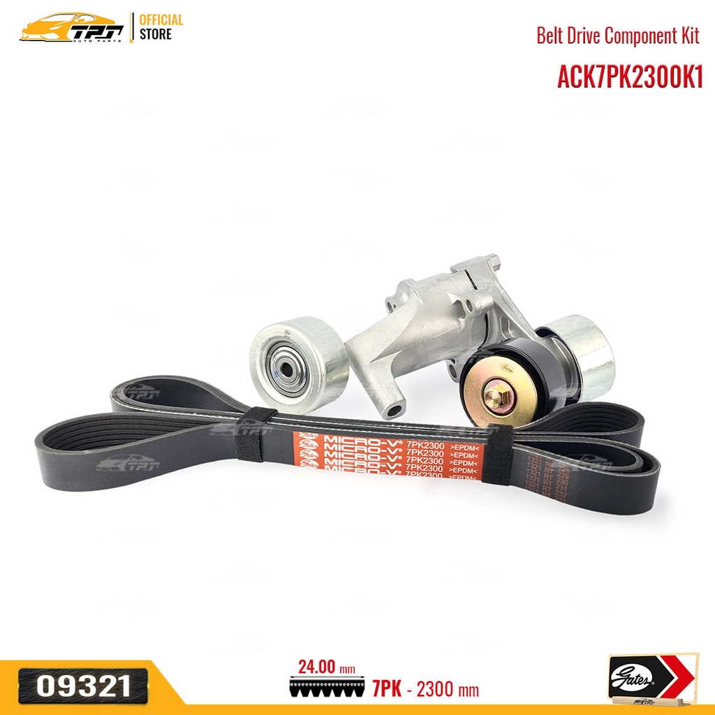ACK7PK2300K1 - Bộ Kits Tăng Curoa Tổng Toyota INNOVA 2.0 HILUX 2.7 FORTUNER 2.7 GATES - Usa