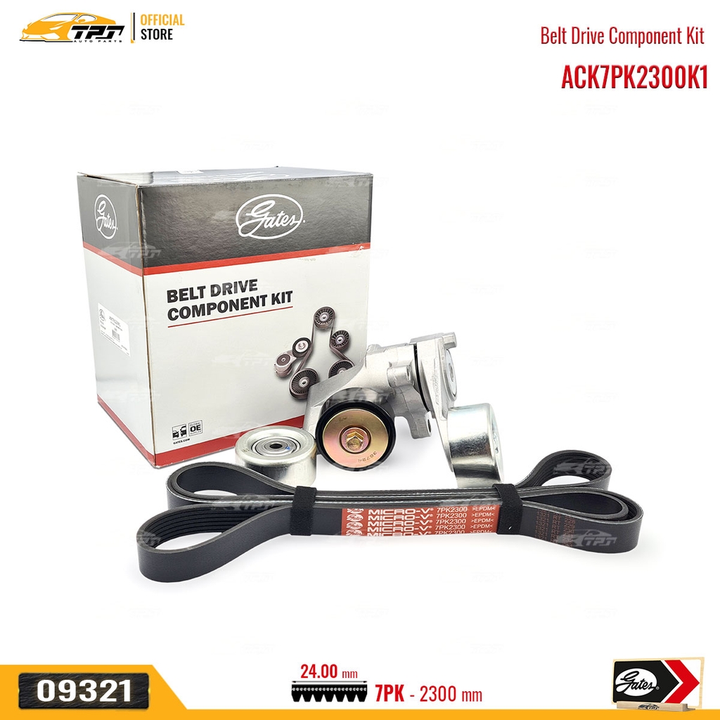 ACK7PK2300K1 - Bộ Kits Tăng Curoa Tổng Toyota INNOVA 2.0 HILUX 2.7 FORTUNER 2.7 GATES - Usa
