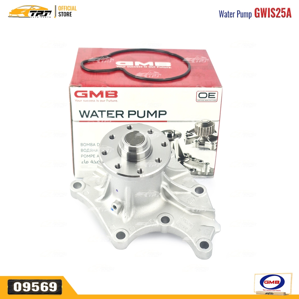 GWIS25A Bơm Nước Isuzu HILANDER VN 2.5 03-09 DMAX VN 2.5 3.0 05-07 1T4 EFL150 EFL250 94-08 GMB - Japan