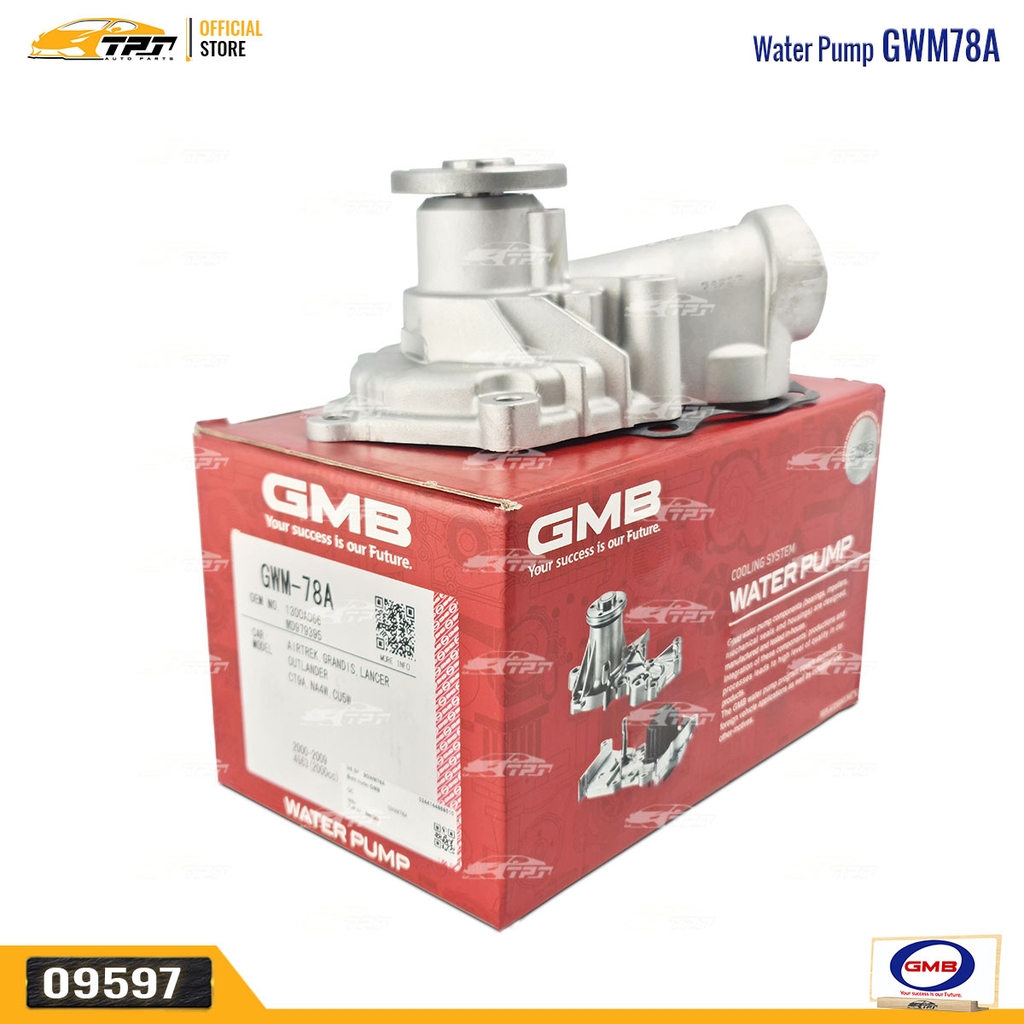 GWM78A Bơm Nước Mitsubishi GRANDIS VN 2.4 03-11 ECLIPSE 2.4 05-09 OUTLANDER 2.4 01-08 GMB - Japan