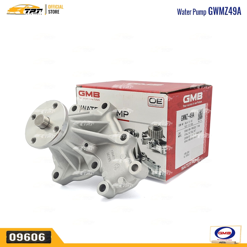 GWMZ49A Bơm Nước Mazda Máy Dầu BT-50 3.0 06-11 FORD EVEREST VN 2.5 05-15 RANGER VN 2.5 09-11 RANGER 2.5 06-11 GMB - Japan