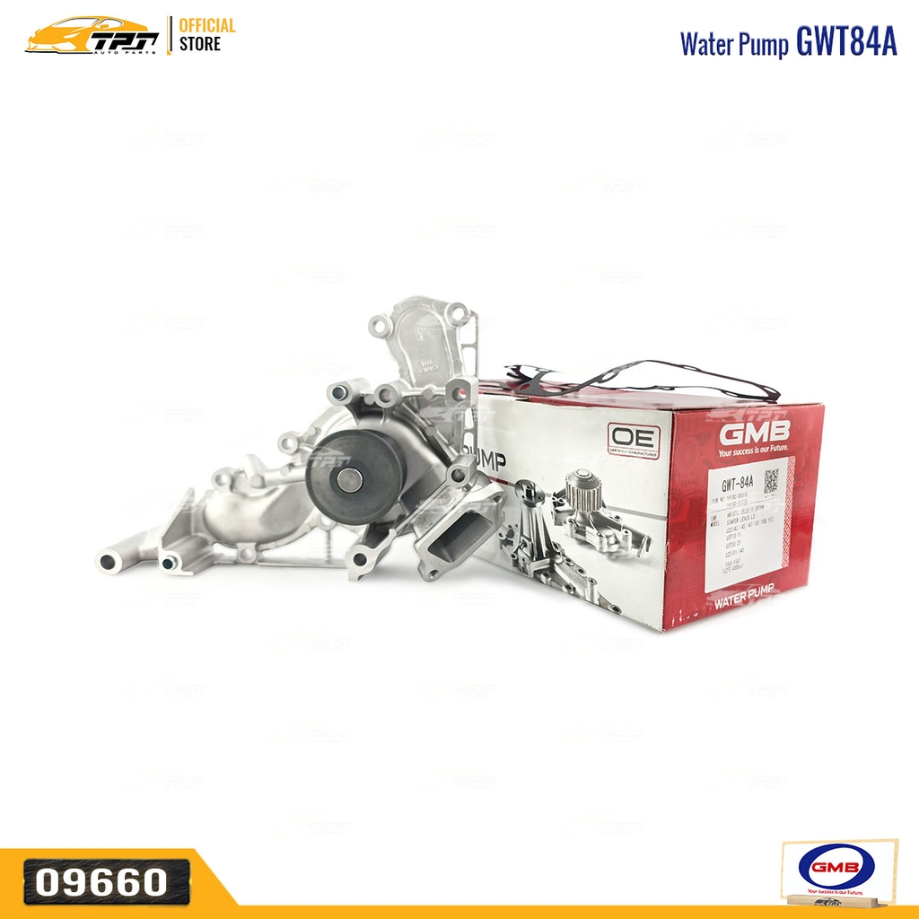 GWT84A Bơm Nước Toyota LEXUS GS430 GX470 00-11 LEXUS LS400 LS430 LX470 89-07 LAND CRUISER 4.7 98-11 GMB - Japan