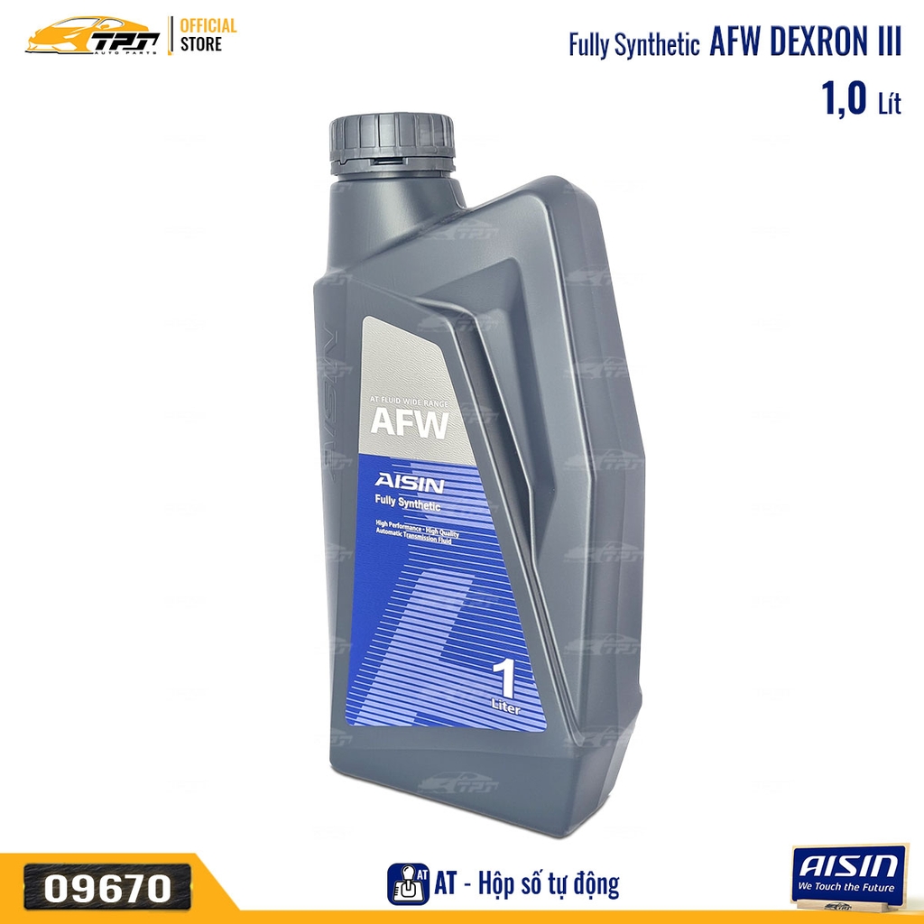 AFW Nhớt Hộp Số Tự Động 3 Cấp Dexron III ATFD31P [1 Lít] AISIN - Japan