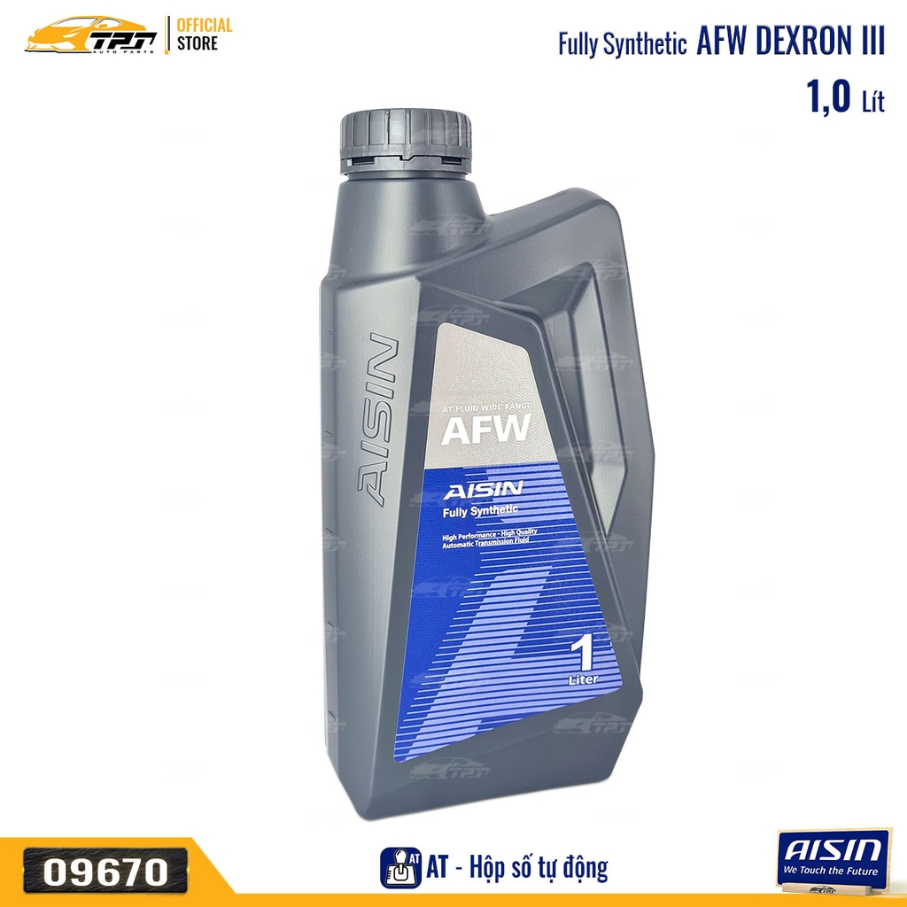 AFW Nhớt Hộp Số Tự Động 3 Cấp Dexron III ATFD31P [1 Lít] AISIN - Japan