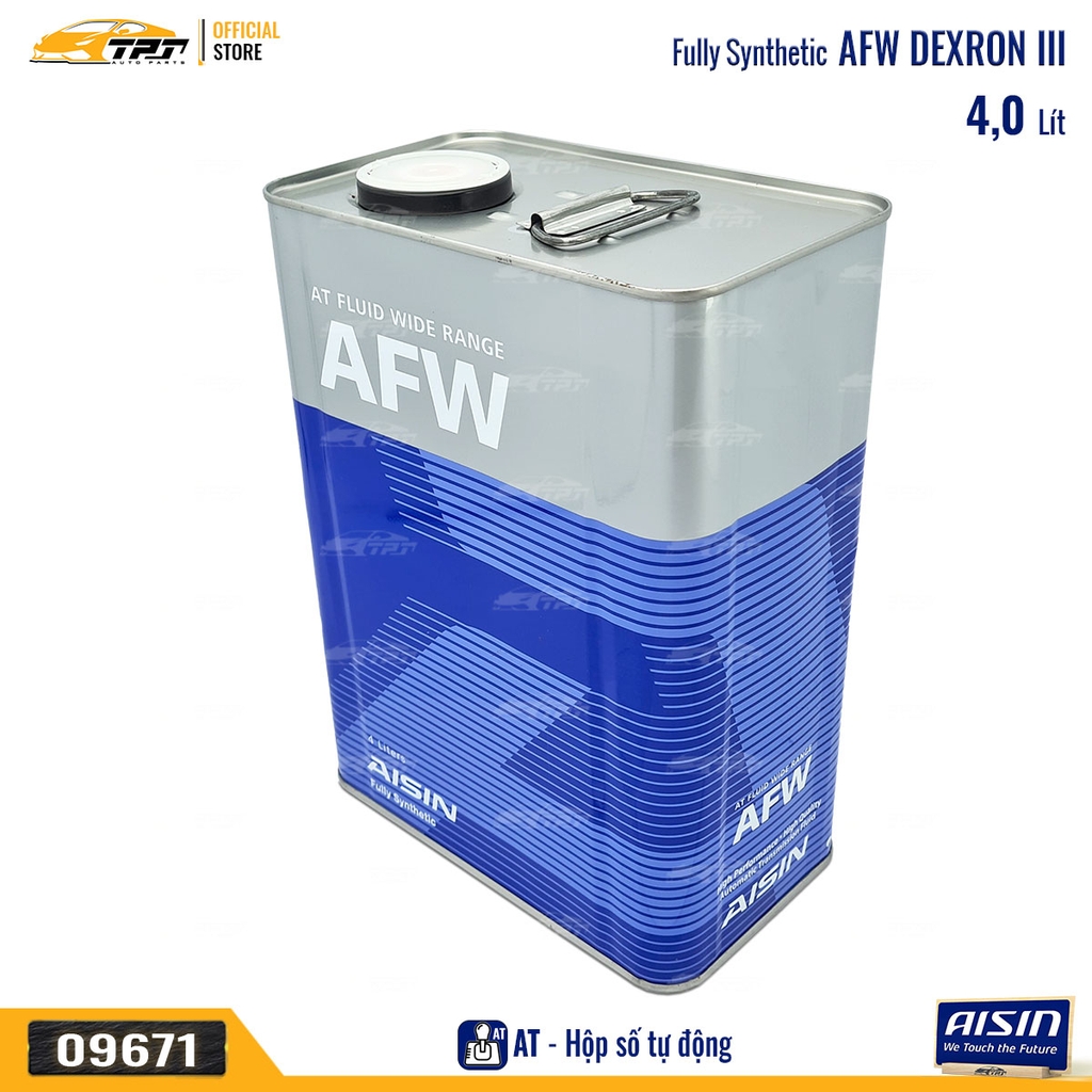 AFW Nhớt Hộp Số Tự Động 3 Cấp Dexron III ATFD34S [4 Lít] AISIN - Japan