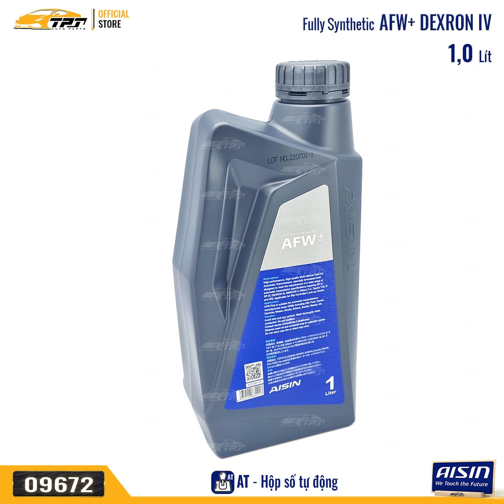 AFW+ Nhớt Hộp Số Tự Động 4-5 Cấp ATF Multi ATFMT1P [1 Lít] AISIN - Japan