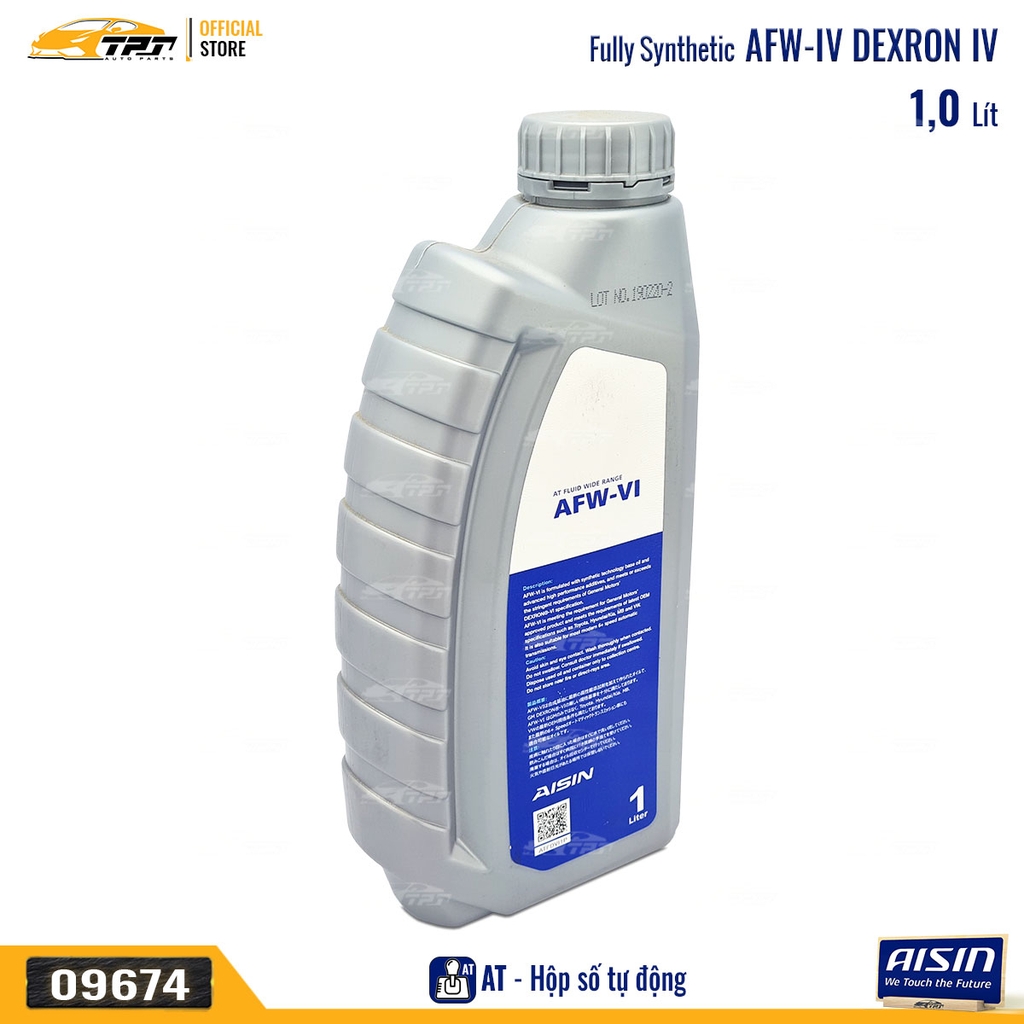 AFW VI Nhớt Hộp Số Tự Động 6-7 Cấp Dexron VI ATFDVI1P [1 Lít] AISIN - Japan