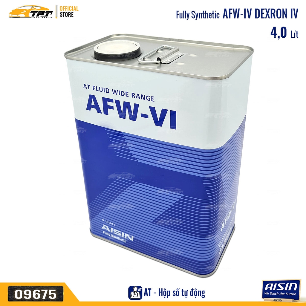 AFW VI Nhớt Hộp Số Tự Động AT 6-7 CAP Dexron VI ATFDVI4S [4 Lít] AISIN