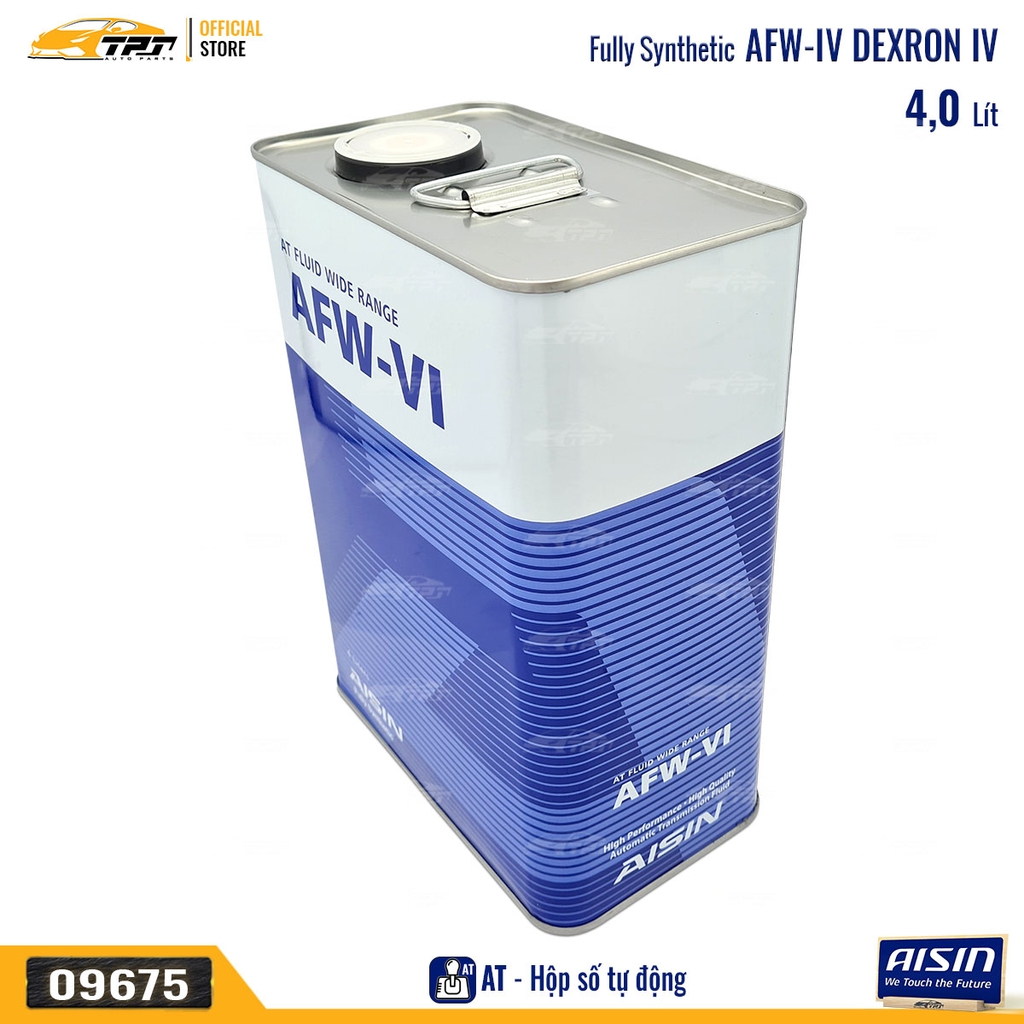 AFW VI Nhớt Hộp Số Tự Động AT 6-7 CAP Dexron VI ATFDVI4S [4 Lít] AISIN