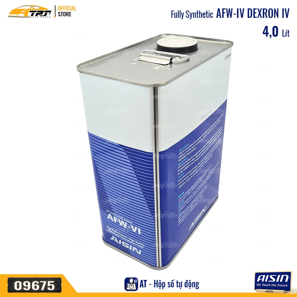 AFW VI Nhớt Hộp Số Tự Động AT 6-7 CAP Dexron VI ATFDVI4S [4 Lít] AISIN