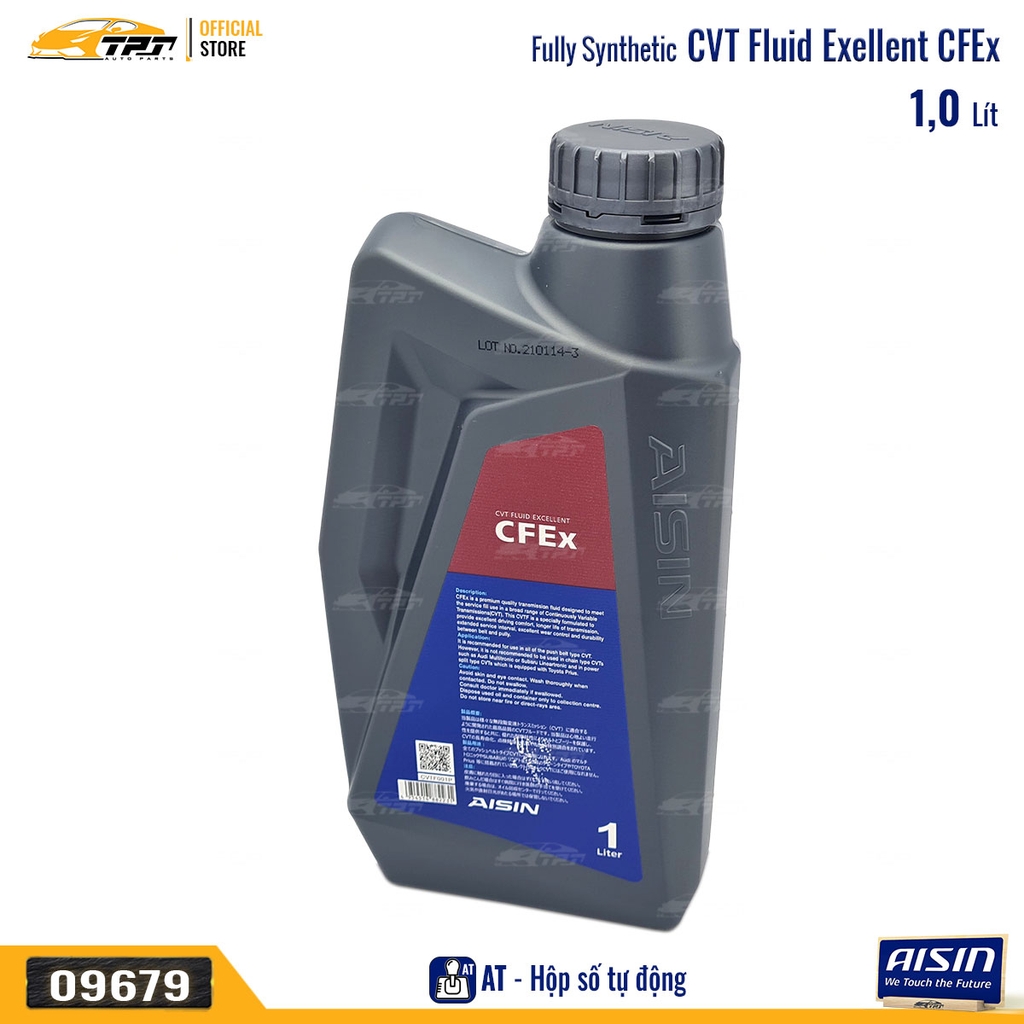 CFEx Nhớt Hộp Số Tự Động Vô Cấp CVTF Multi CVTF001P [1 Lít] AISIN - Japan