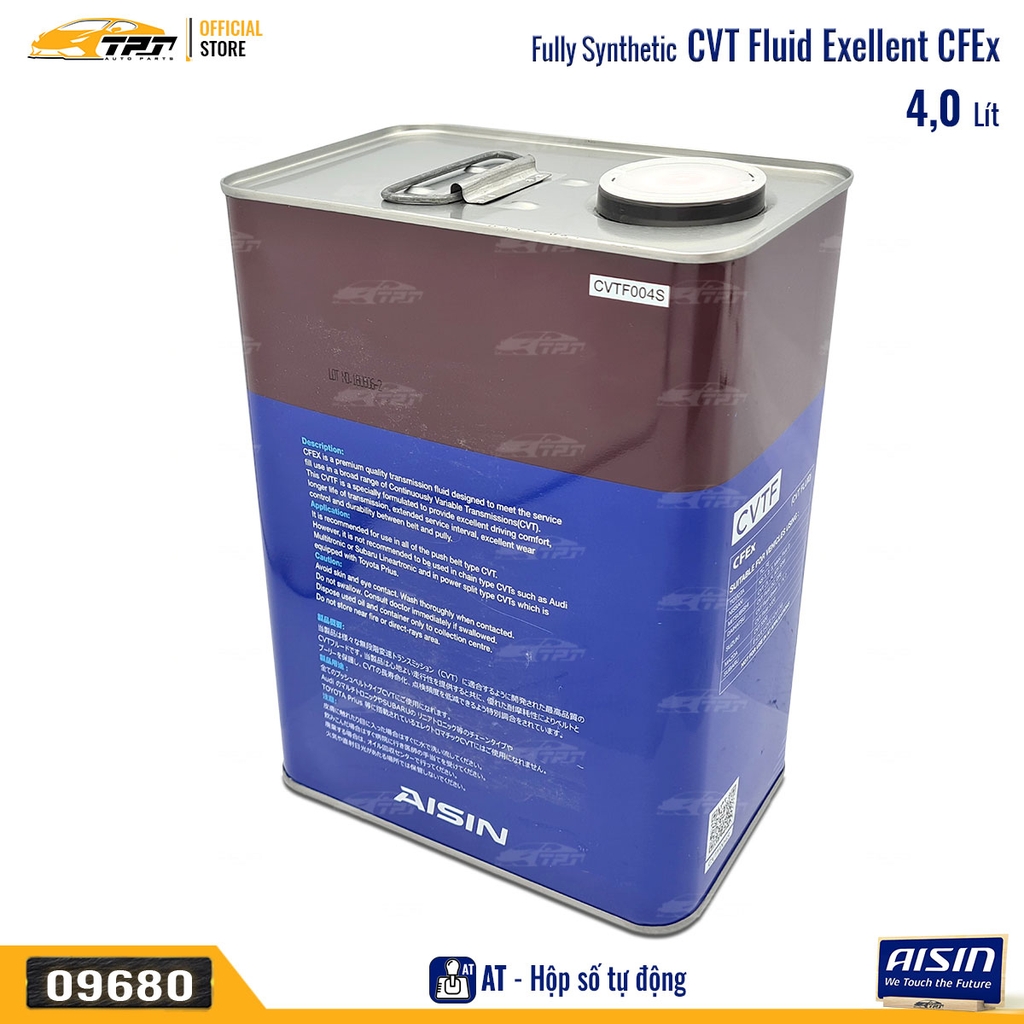 CFEx Nhớt Hộp Số Tự Động Vô Cấp CVTF Multi CVTF004S [4 Lít] AISIN - Japan